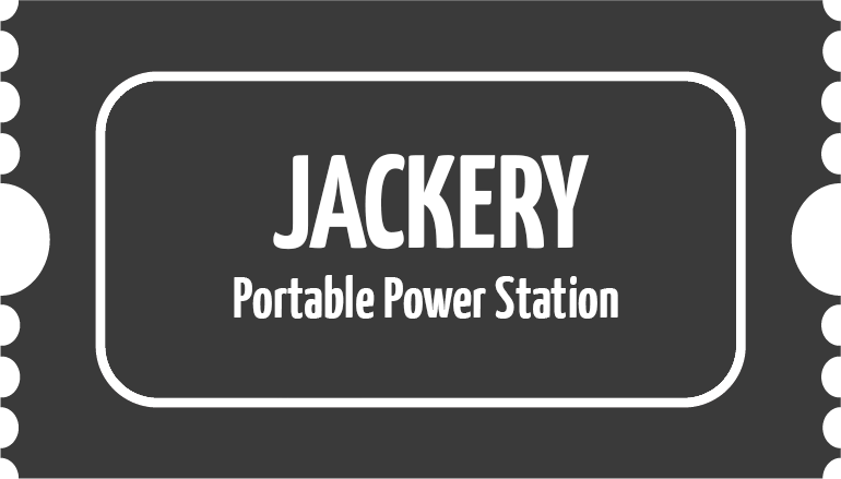 Jackery 500 Portable Power Station Prize Draw Ticket